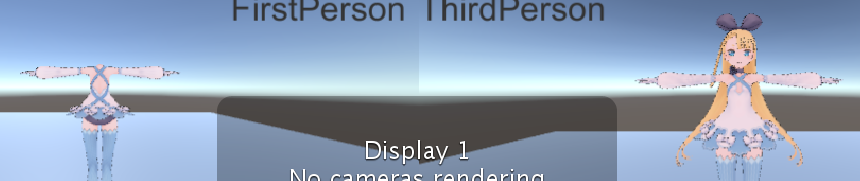 The meshes with ThirdPersonOnly setting are not rendered in FirstPerson.